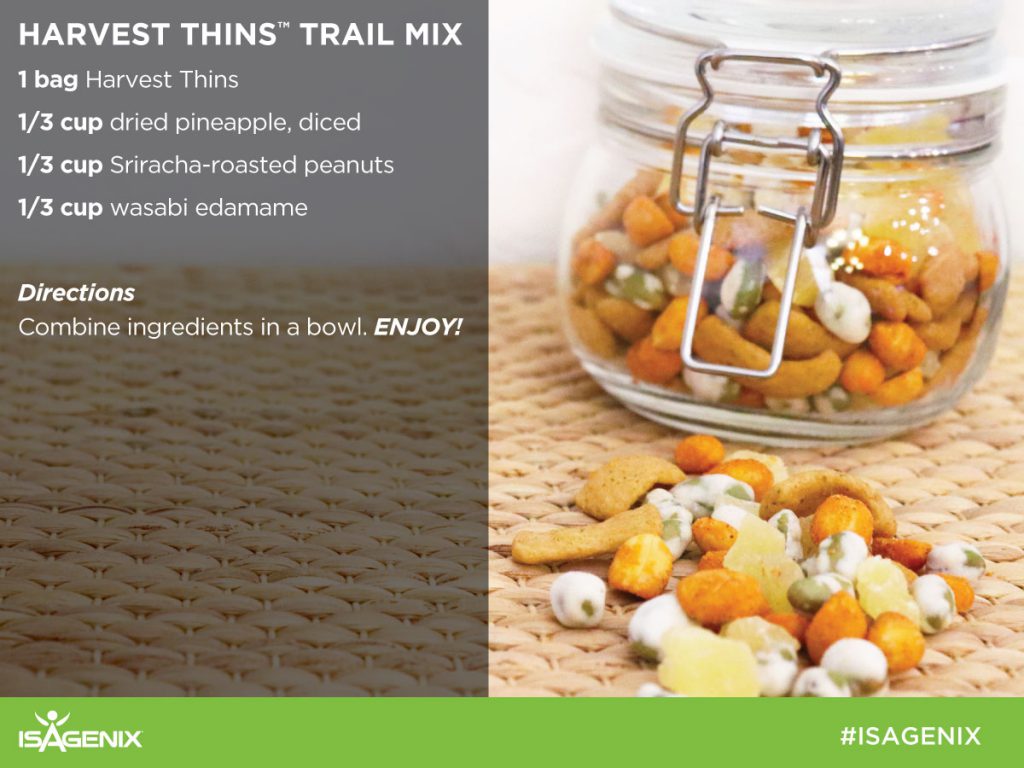 Isagenix Harvest Thins in Trail Mix