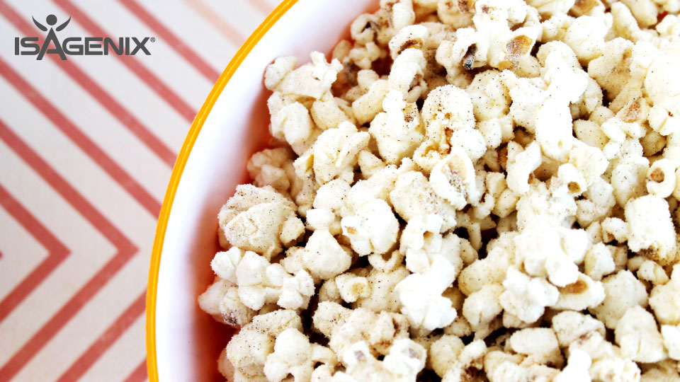 Cinnamon Bun Popcorn