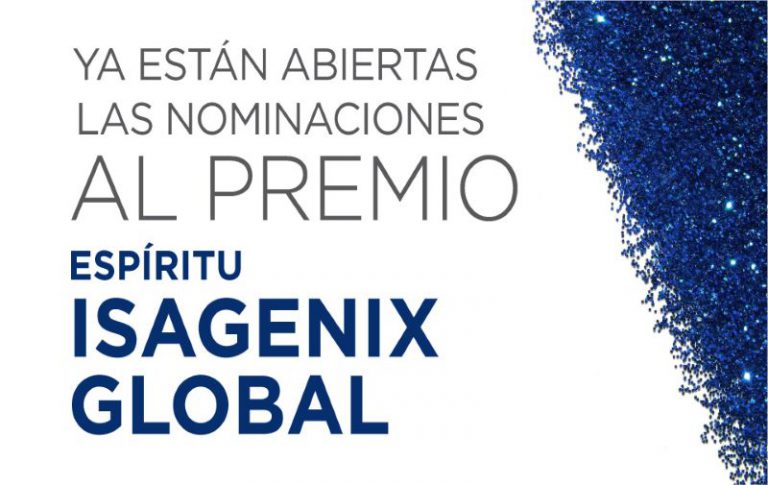 Ya están abiertas las nominaciones para el Premio Espíritu Isagenix 2019