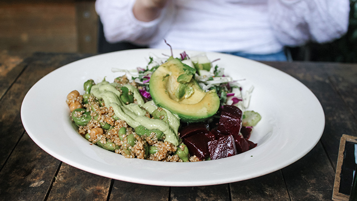 healthy quinoa dish